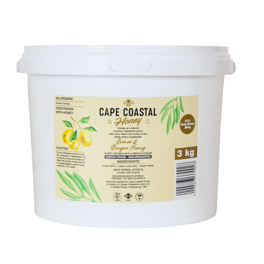 Lemon & Ginger Honey 3kg